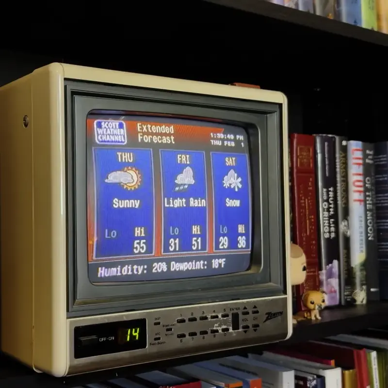 Bookshelf CRT